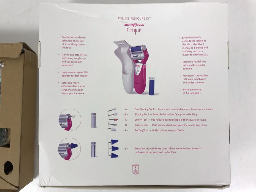 New Deluxe Pedicure Kit Micro-Pedi Emjoi And New Micro-Pedi [Photo 7]