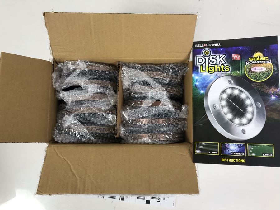 New 10-Pack Of Bell & Howell Disk Lights [Photo 1]