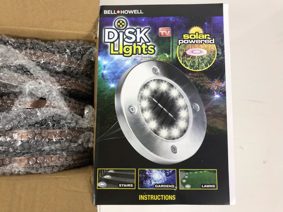 New 10-Pack Of Bell & Howell Disk Lights [Photo 2]