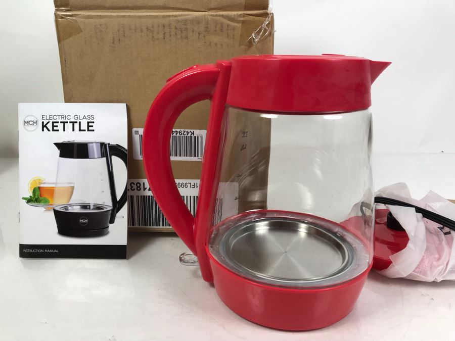 New MCM Mark Charles Misilli Electric Glass Kettle [Photo 2]
