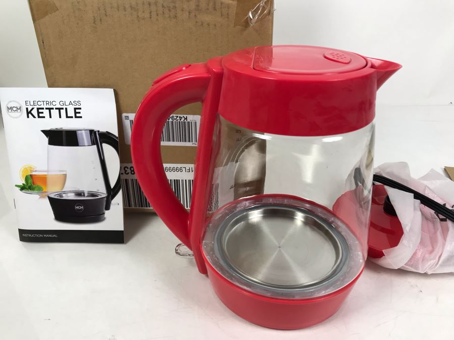 New MCM Mark Charles Misilli Electric Glass Kettle