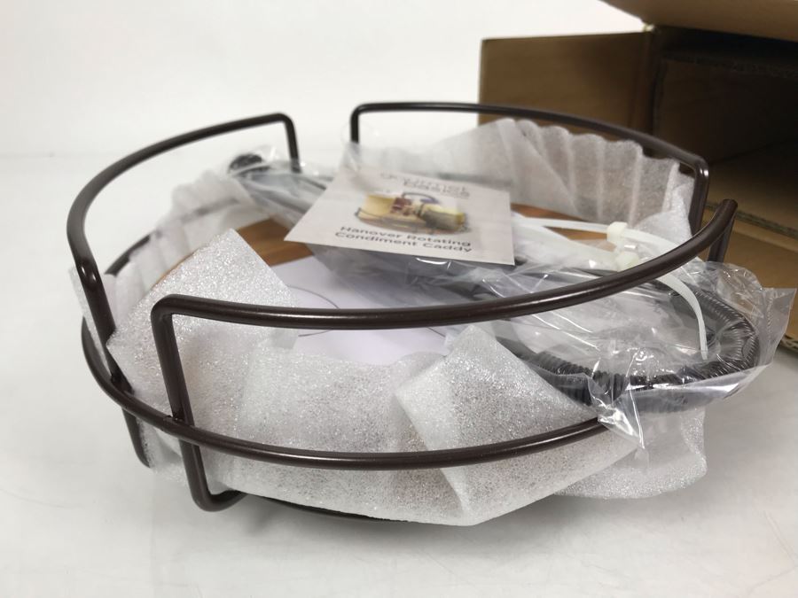 New Mikasa Gourmet Basics Hanover Rotating Condiment Caddy [Photo 2]