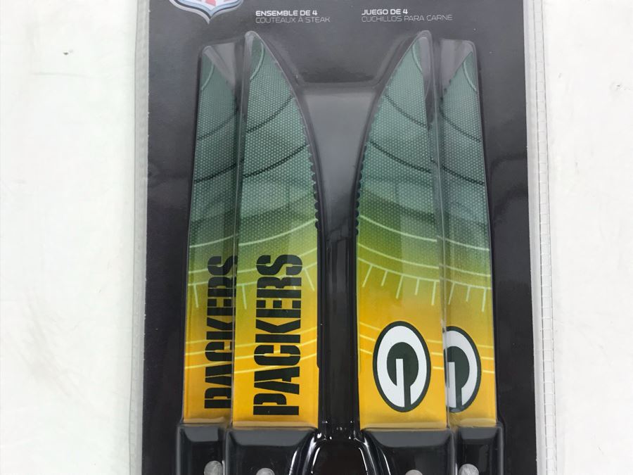 New Green Bay Packers 4 Piece Steak Knife Set [Photo 3]