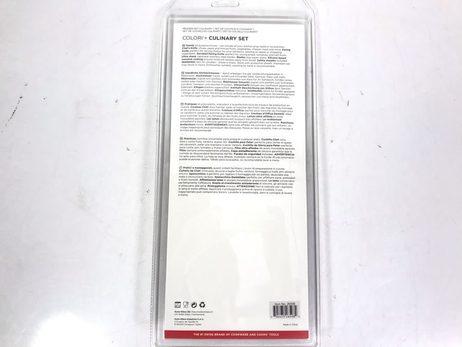 New Kuhn Rikon Colori Culinary Knife Set [Photo 4]