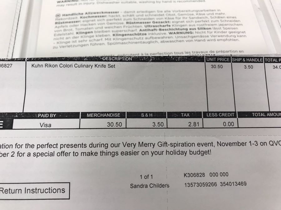 New Kuhn Rikon Colori Culinary Knife Set [Photo 6]