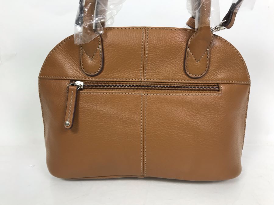 New Tignanello Leather Handbag In Brown [Photo 4]
