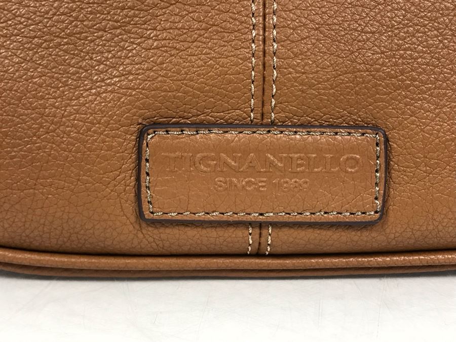 New Tignanello Leather Handbag In Brown [Photo 3]