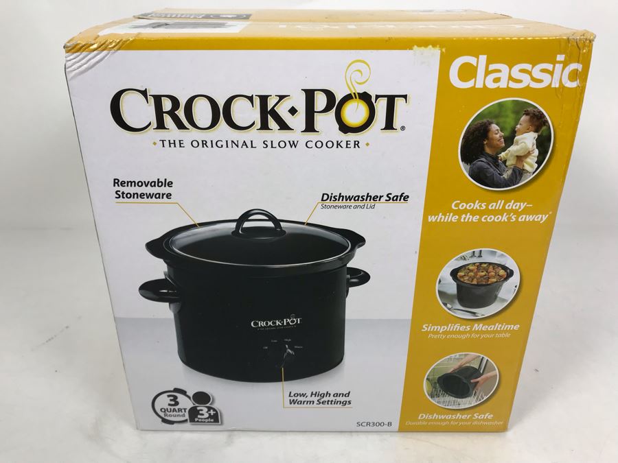 New Classic Crock-Pot Original Slow Cooker SCR300-B [Photo 1]