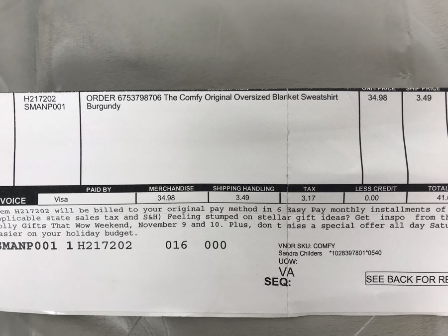 New The Comfy Original Oversized Blanket Sweatshirt [Photo 5]