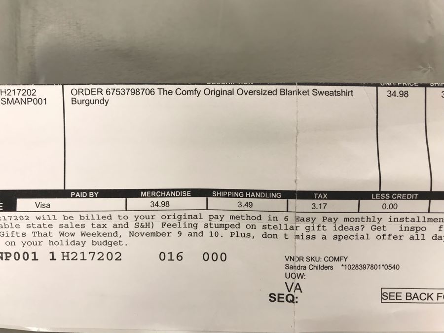 New The Comfy Original Oversized Blanket Sweatshirt [Photo 4]