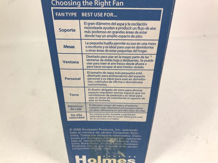 New Holmes 20in Box Fan [Photo 4]