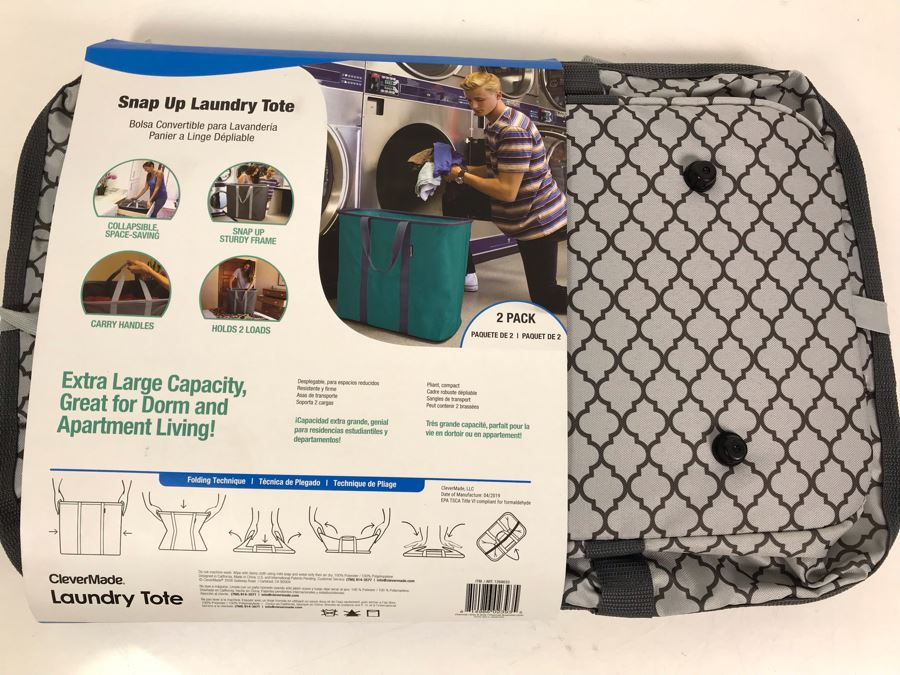 New Snap Up Laundry Tote Hamper [Photo 3]