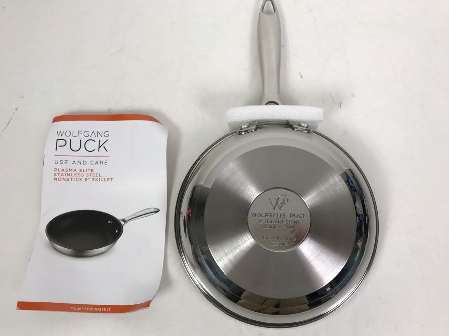 New Wolfgang Puck Plasma Elite Stainless Steel Nonstick 8' Skillet [Photo 3]