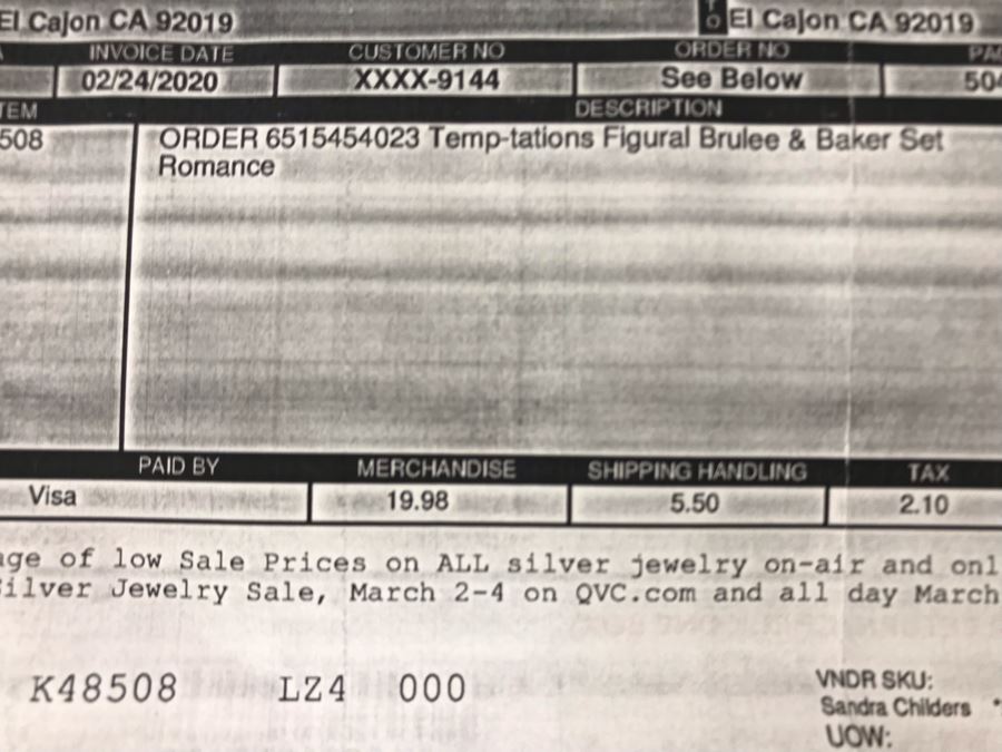 New Temptations By Tara Tesher - Figural Brulee & Baker Set Romance [Photo 5]