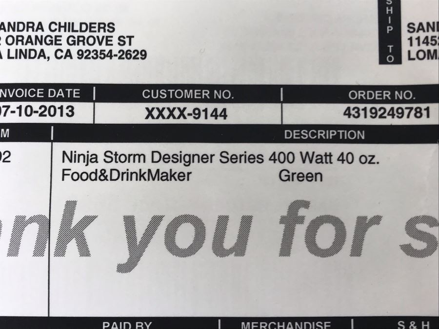 New Pair Of Ninja Storm Designer Series 400 Watt 40oz Food & Drink Makers In Green & Red [Photo 6]
