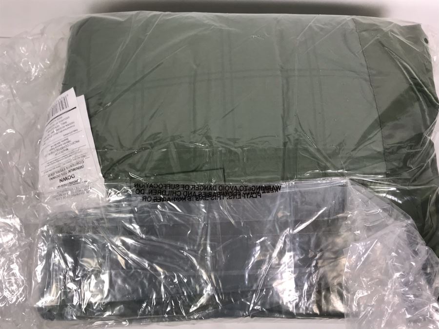 New Northern Lights Brook Check Twin Down Blanket [Photo 4]