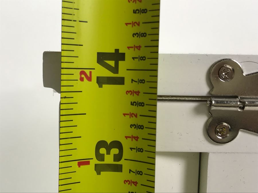 New Luxury Deluxe Wood Cosmetic Box With Mirror By Lori Greiner In White 12W X 8D X 14H [Photo 10]