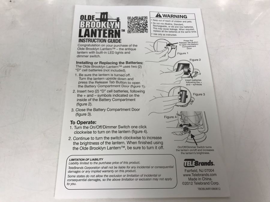 Olde Brooklyn Battery Powered Lanterns [Photo 3]