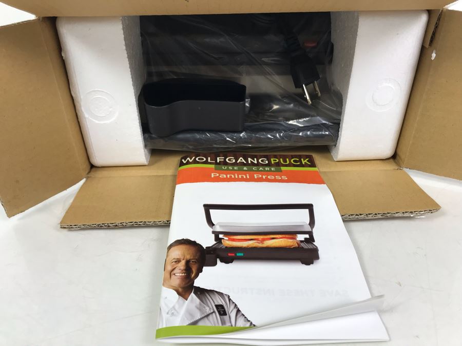 New Wolfgang Puck Panini Press