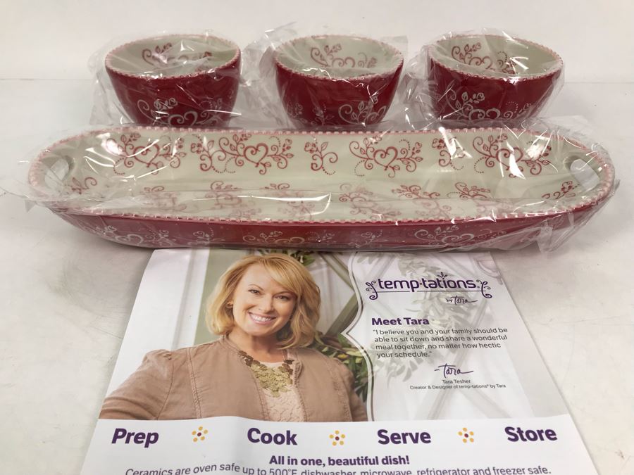 New Temptations By Tara Tesher - Three Cups With Tray [Photo 2]