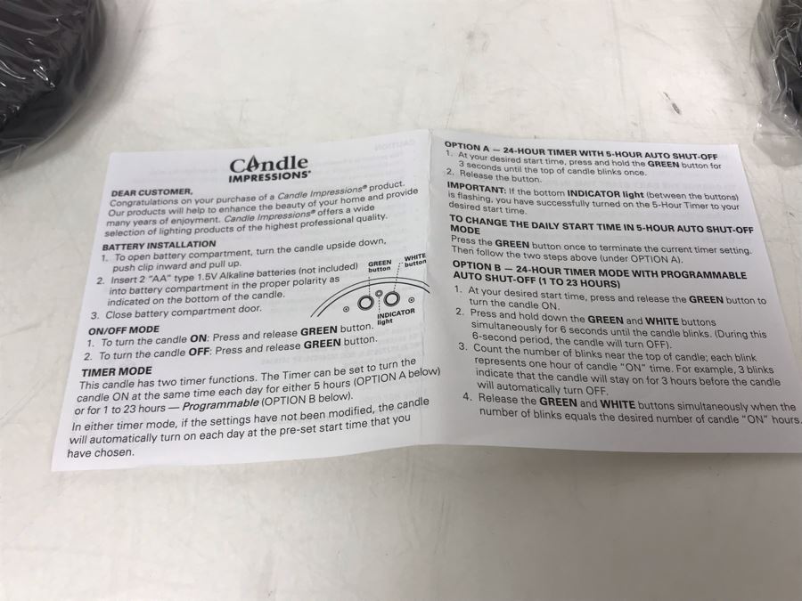 Candle Impressions Flameless Battery Powered Candles Lamps [Photo 7]