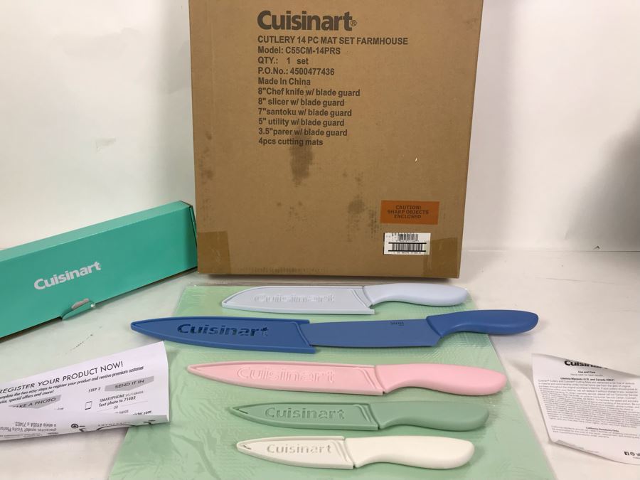 New Cuisinart Cutlery 14 Piece Mat Set Farmhouse Model C55CM-14PRS [Photo 2]