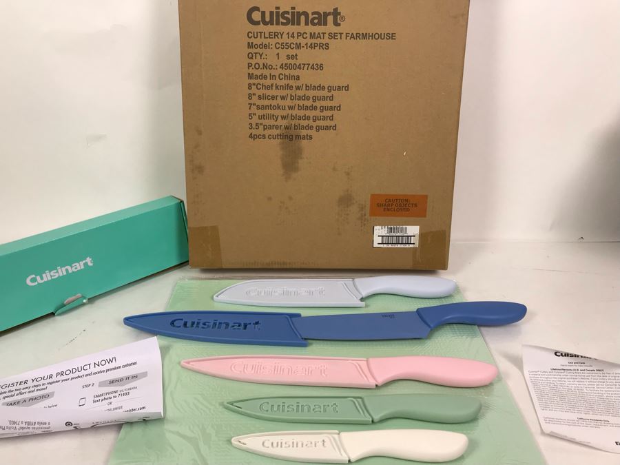 New Cuisinart Cutlery 14 Piece Mat Set Farmhouse Model C55CM-14PRS [Photo 1]