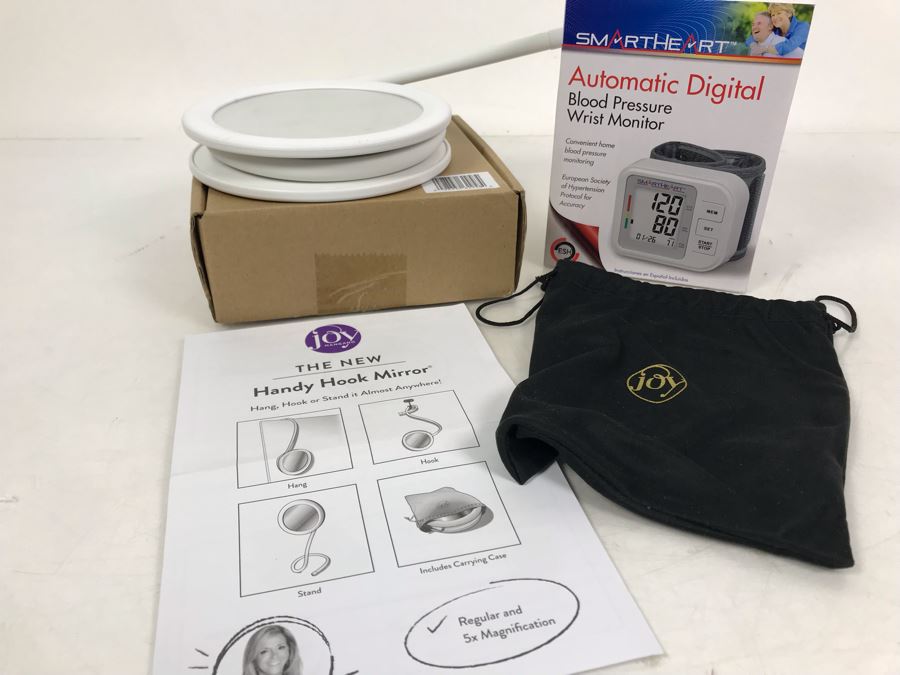 New Joy Mangano Handy Hook Mirror And New Automatic Digital Blood Pressure Wrist Monitor [Photo 2]