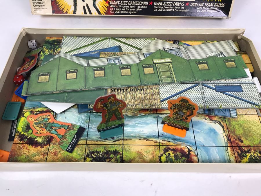 Vintage 1985 G.I. Joe Commando Attach Board Game Hasbro By Milton Bradley [Photo 4]