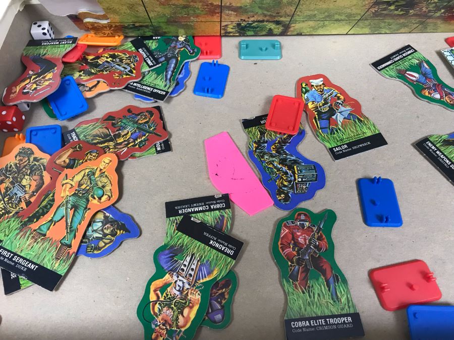 Vintage 1985 G.I. Joe Commando Attach Board Game Hasbro By Milton Bradley [Photo 9]