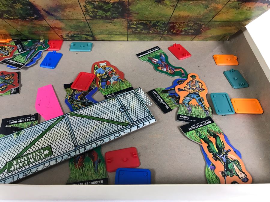 Vintage 1985 G.I. Joe Commando Attach Board Game Hasbro By Milton Bradley [Photo 8]