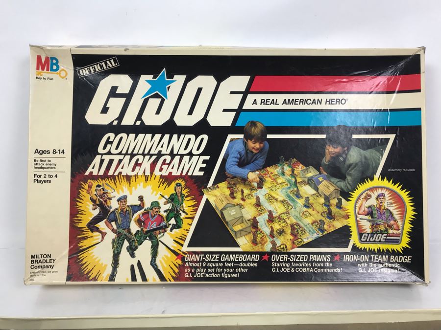 Vintage 1985 G.I. Joe Commando Attach Board Game Hasbro By Milton Bradley [Photo 3]