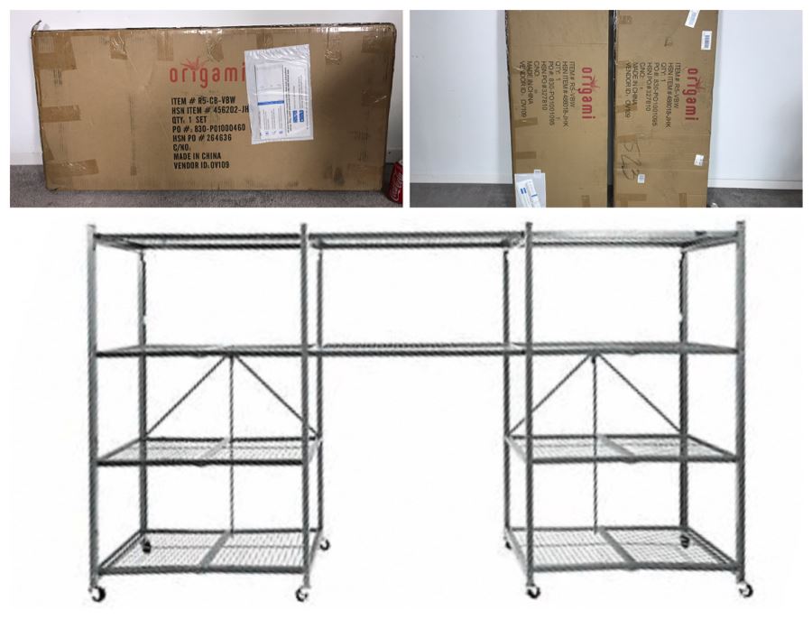 New Pair Of Origami Large Racks ($220 Value) Plus Origami 2 Pack Connecting Racks ($51 Value)
