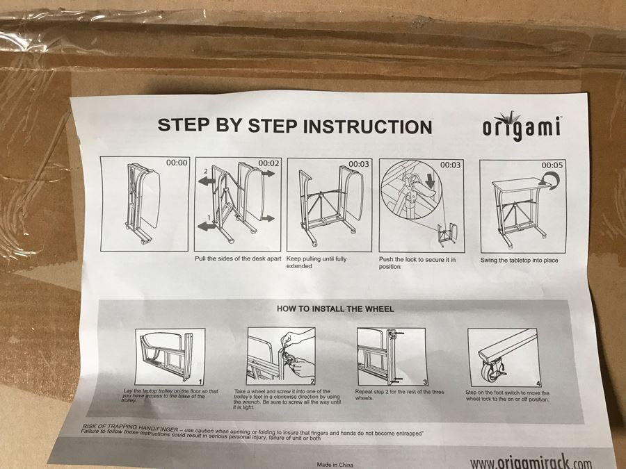 New Origami Trolley Table RDP-01-VBW [Photo 5]