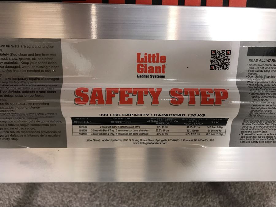 New Little Giant Step Ladder Model 210BA By Wing Enterprises [Photo 3]