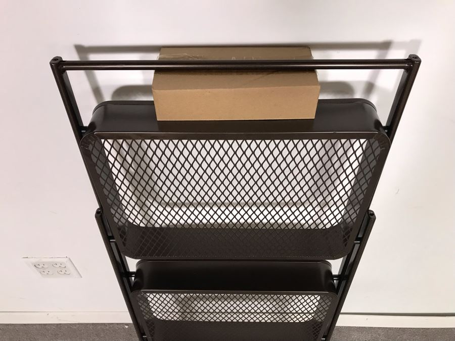 New Metal 3-Tier Collapsible Shelf With Casters (Probably Origami) [Photo 5]