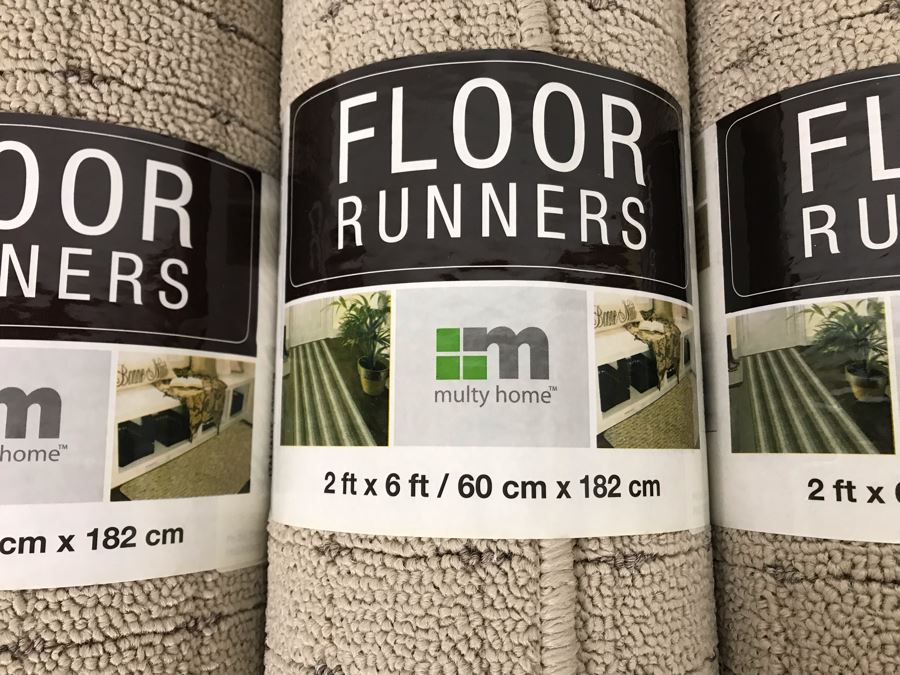 New Set Of Four Floor Runners Rugs By Multy Home 2' X 6' [Photo 3]