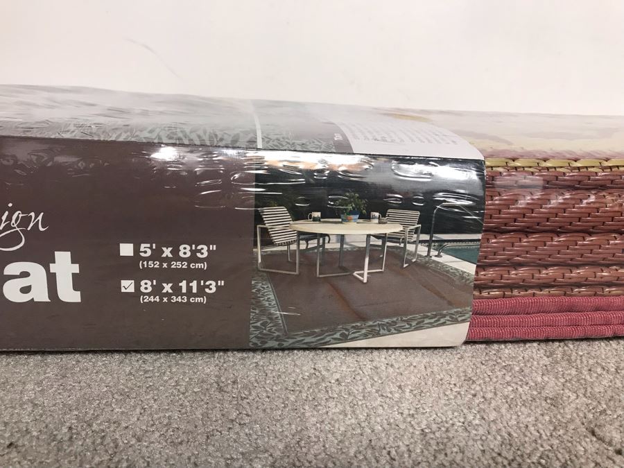 New Leaf Design Outdoor Patio Mat 8' X 11'3' [Photo 4]