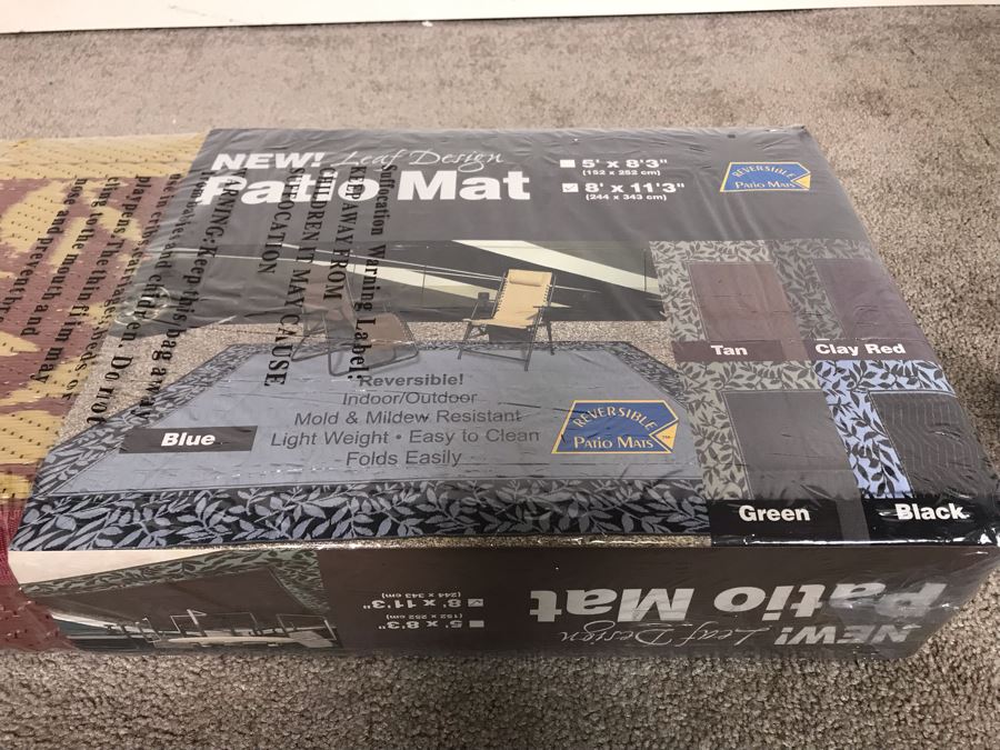 New Leaf Design Outdoor Patio Mat 8' X 11'3' [Photo 5]