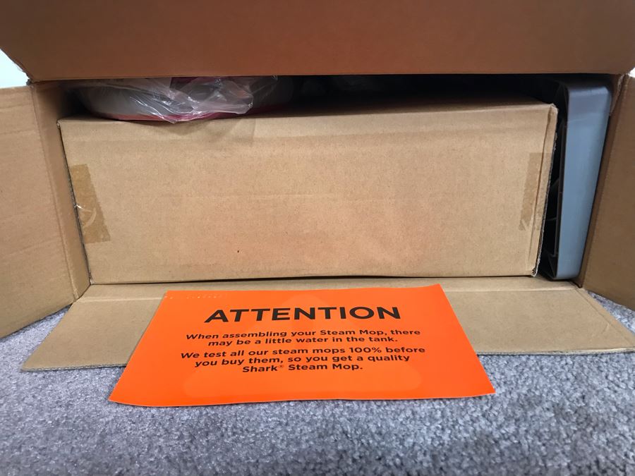 New Shark Lift Away Professional Steam Pocket Mop With Attachments In Fuschia Retails $129 [Photo 3]