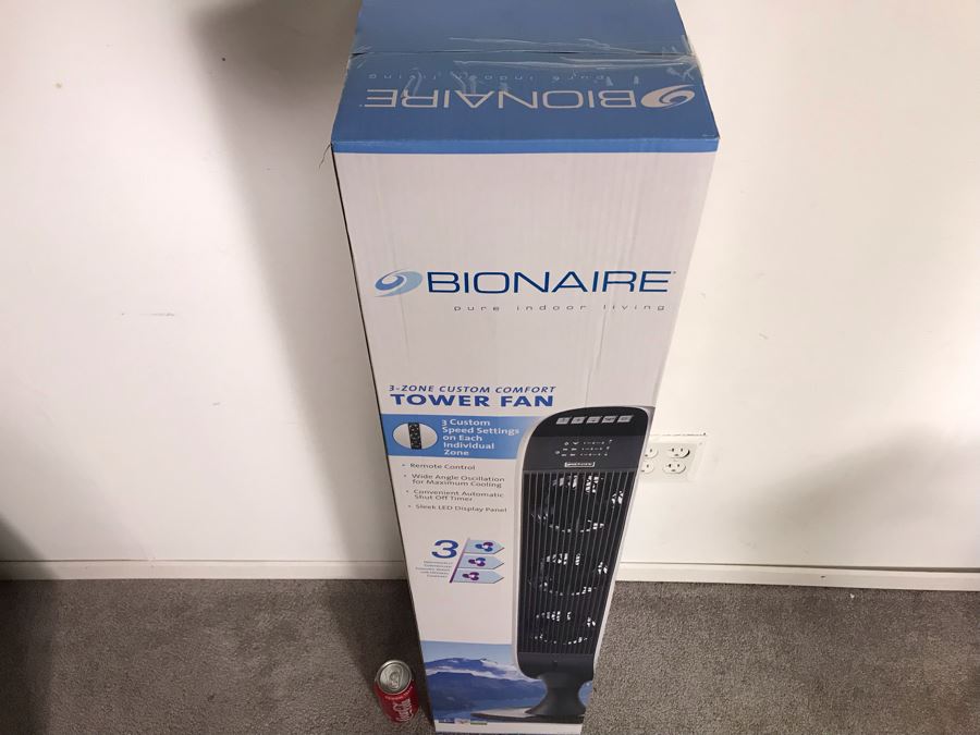 New Bionaire 3-Zone Custom Comfort Tower Fan [Photo 2]