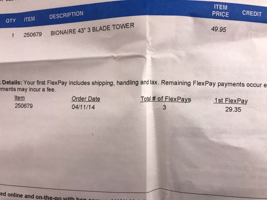 New Bionaire 3-Zone Custom Comfort Tower Fan [Photo 7]