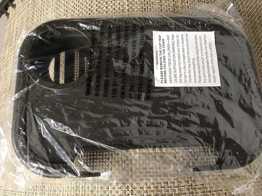 New Bliss Hammocks XL Gravity Free Recliner With Tray And Canopy In Sand [Photo 10]