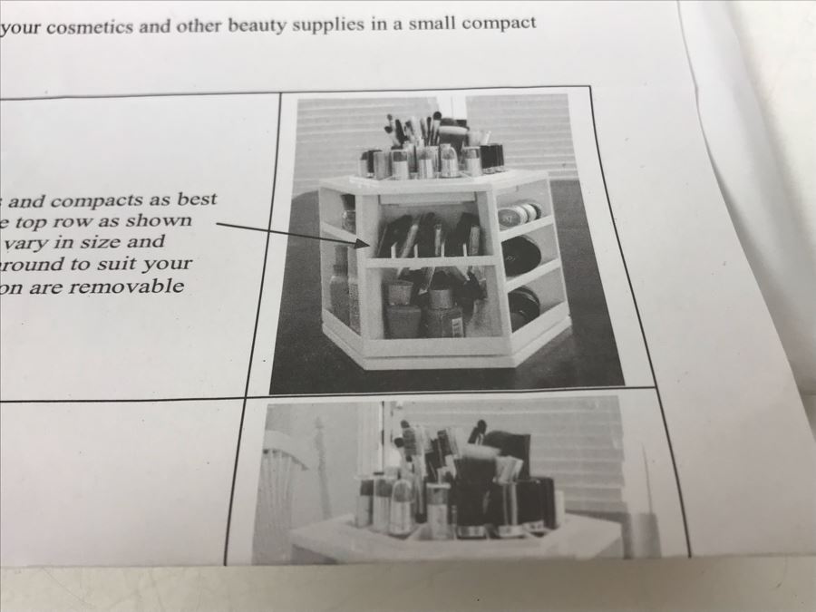 New Lori Greiner Tabletop Spinning Cosmetic Organizer [Photo 4]