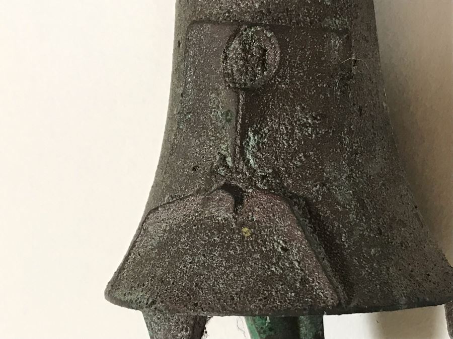 Original Mid-Century Paolo Soleri Italian-American Architect Signed Sculptural Bronze Wind Chime Wind-Bells Windbell 22L [Photo 13]