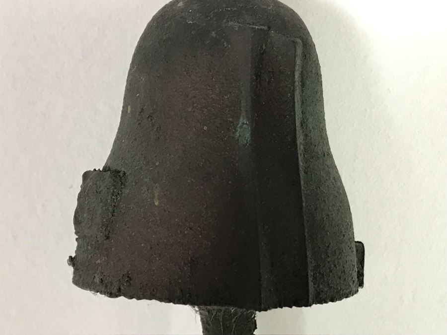 Original Mid-Century Paolo Soleri Italian-American Architect Signed Sculptural Bronze Wind Chime Wind-Bells Windbell 22L [Photo 9]