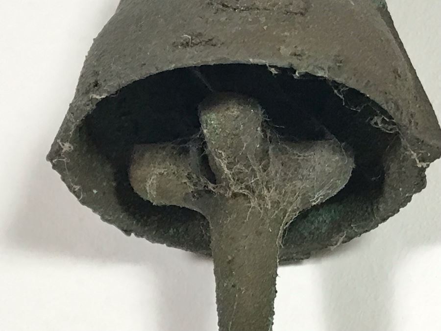 Original Mid-Century Paolo Soleri Italian-American Architect Signed Sculptural Bronze Wind Chime Wind-Bells Windbell 22L [Photo 14]