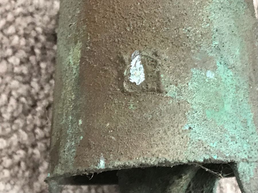 Original Mid-Century Paolo Soleri Italian-American Architect Signed Sculptural Bronze Wind Chime Wind-Bells Windbell 34L [Photo 16]