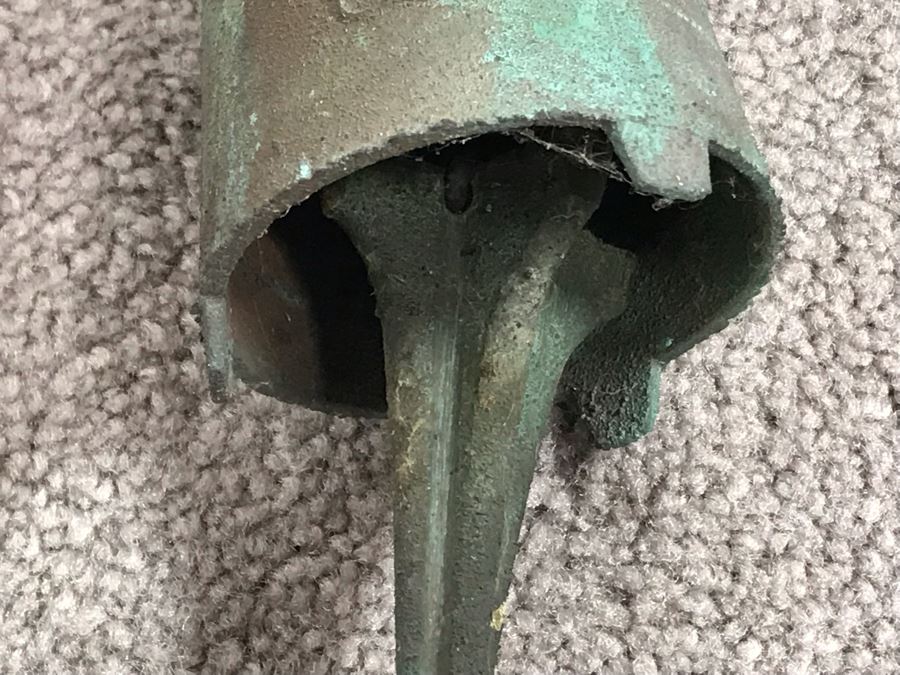 Original Mid-Century Paolo Soleri Italian-American Architect Signed Sculptural Bronze Wind Chime Wind-Bells Windbell 34L [Photo 17]