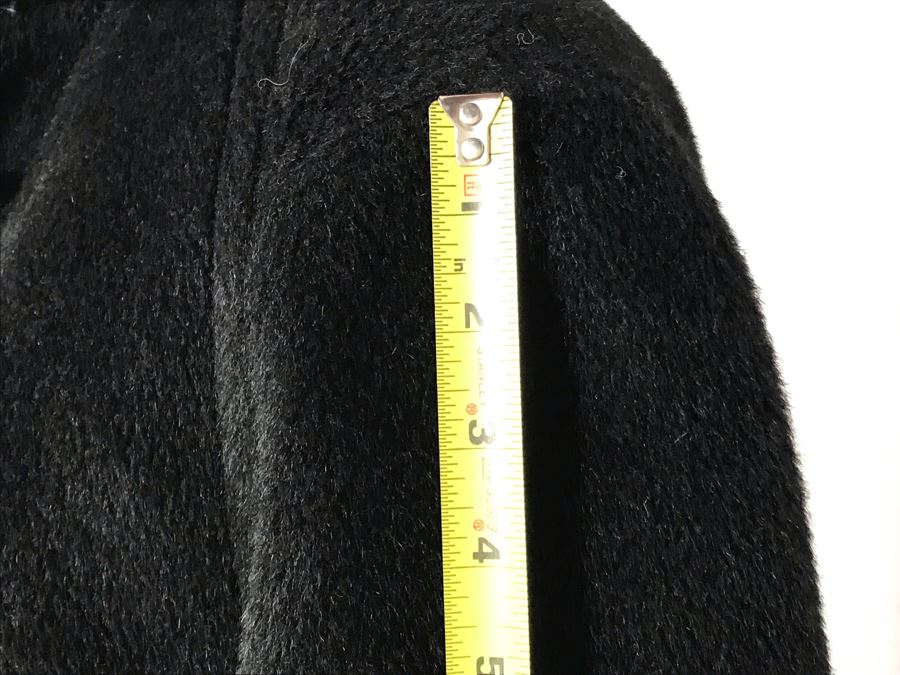 Vintage Mid-Century Stevens Forstmann Fabric Jackie Kennedy Style Jacket - Arm Length 22', Shoulder-Shoulder 16', Length 40' [Photo 13]